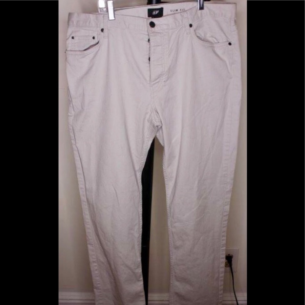 H&M men pants 36 size grey